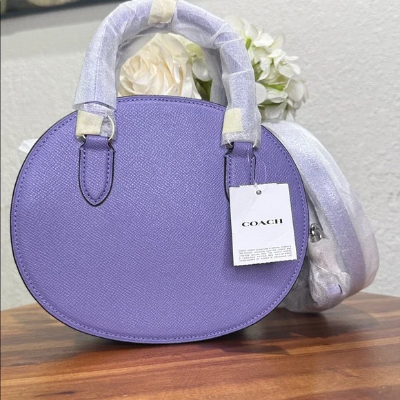 Coach CR253 Blueberry Crossbody In Light Violet NWT - Picture 4 of 12